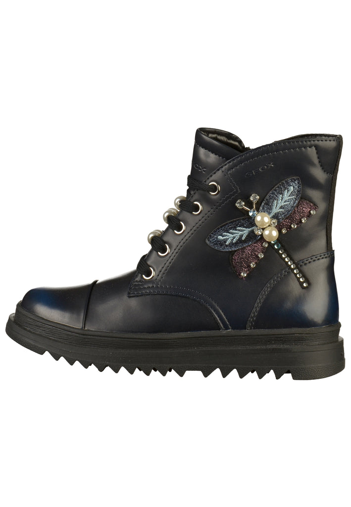 Geox Stiefel Lederimitat Dunkelblau - surf4shoes