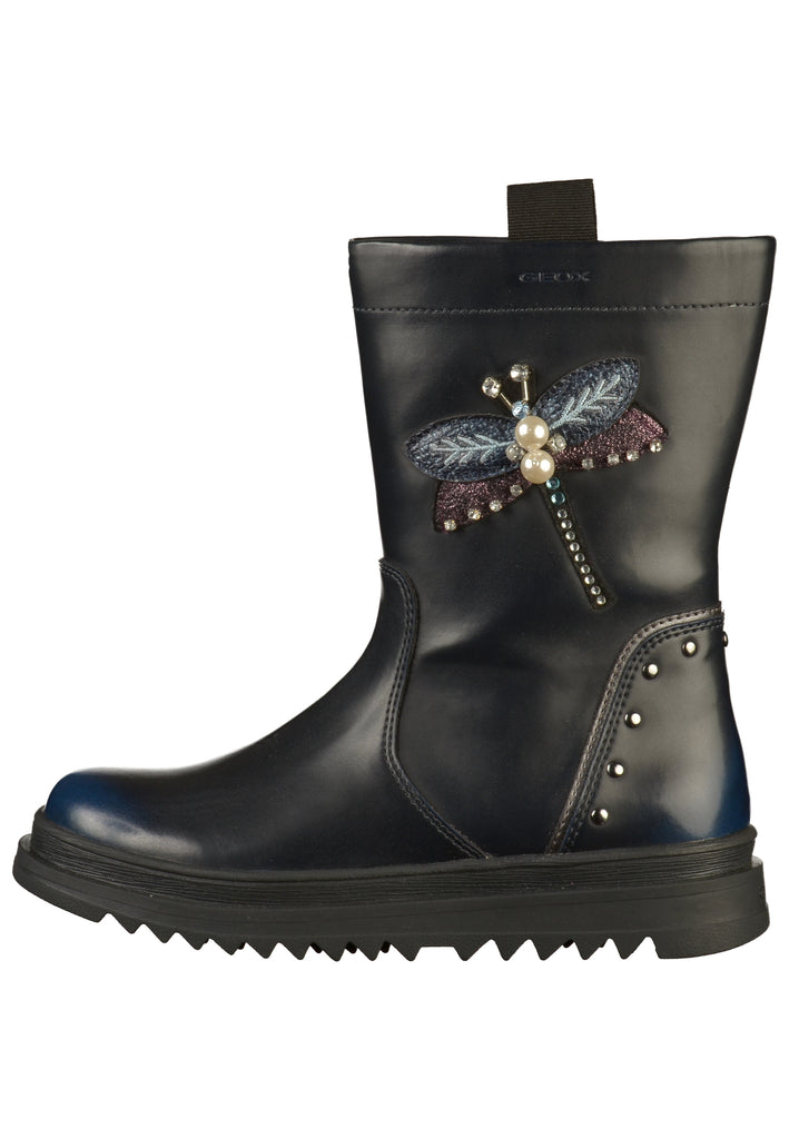 Geox Stiefel Lederimitat Dunkelblau - surf4shoes