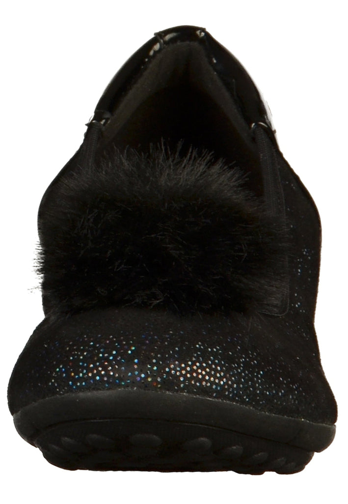 Geox Ballerinas Lederimitat Schwarz - surf4shoes