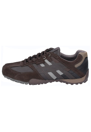 Geox Sneaker Lederimitat Braun - surf4shoes