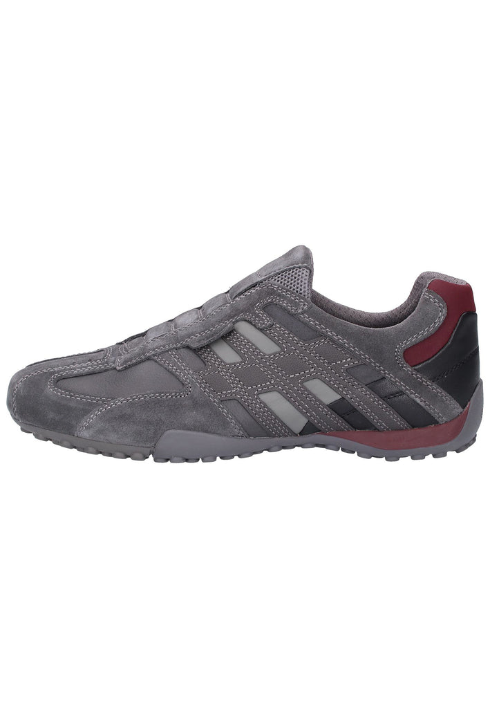 Geox Sneaker Lederimitat Anthrazit - surf4shoes
