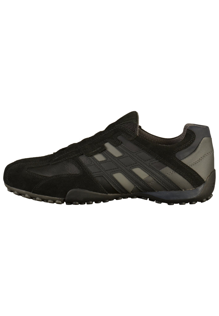 Geox Sneaker Lederimitat Schwarz - surf4shoes