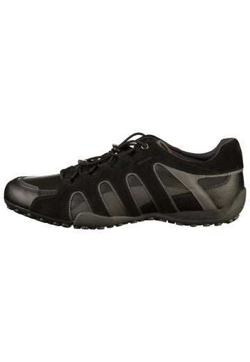 Geox Halbschuhe Lederimitat Schwarz - surf4shoes