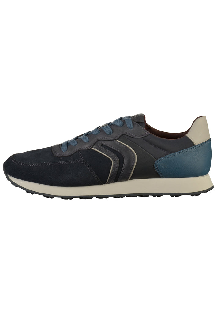 Geox Sneaker Lederimitat Blau - surf4shoes
