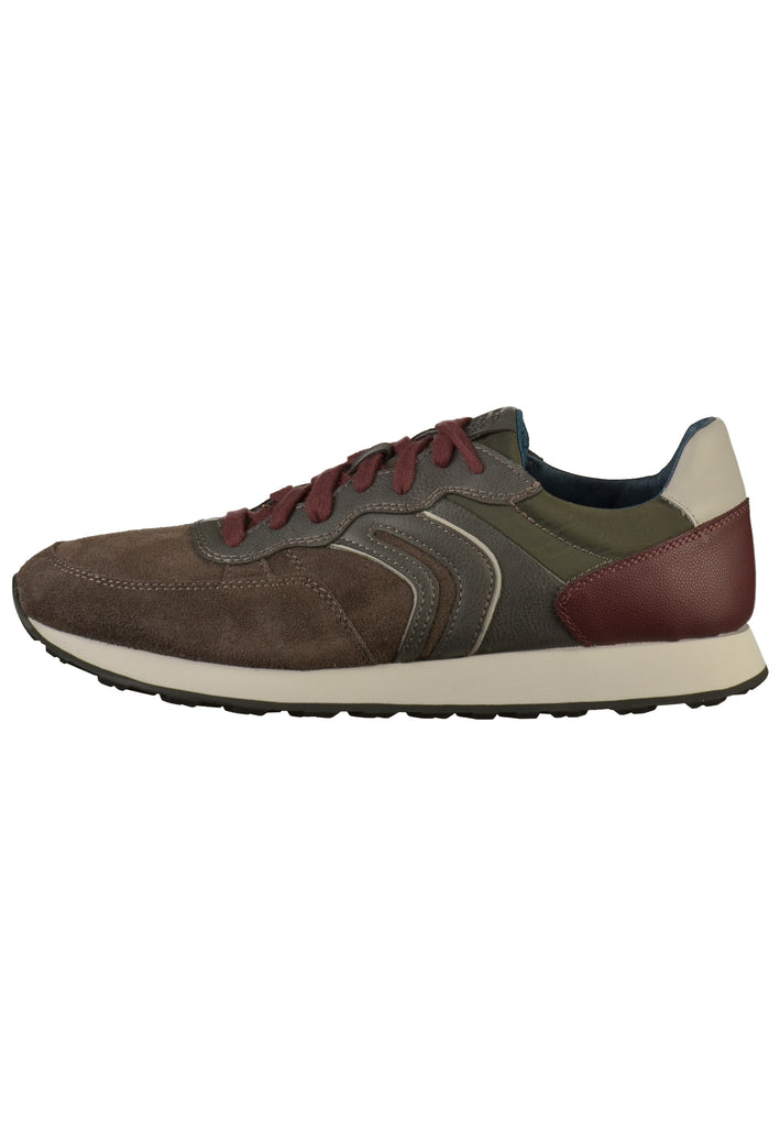 Geox Sneaker Lederimitat Braun - surf4shoes