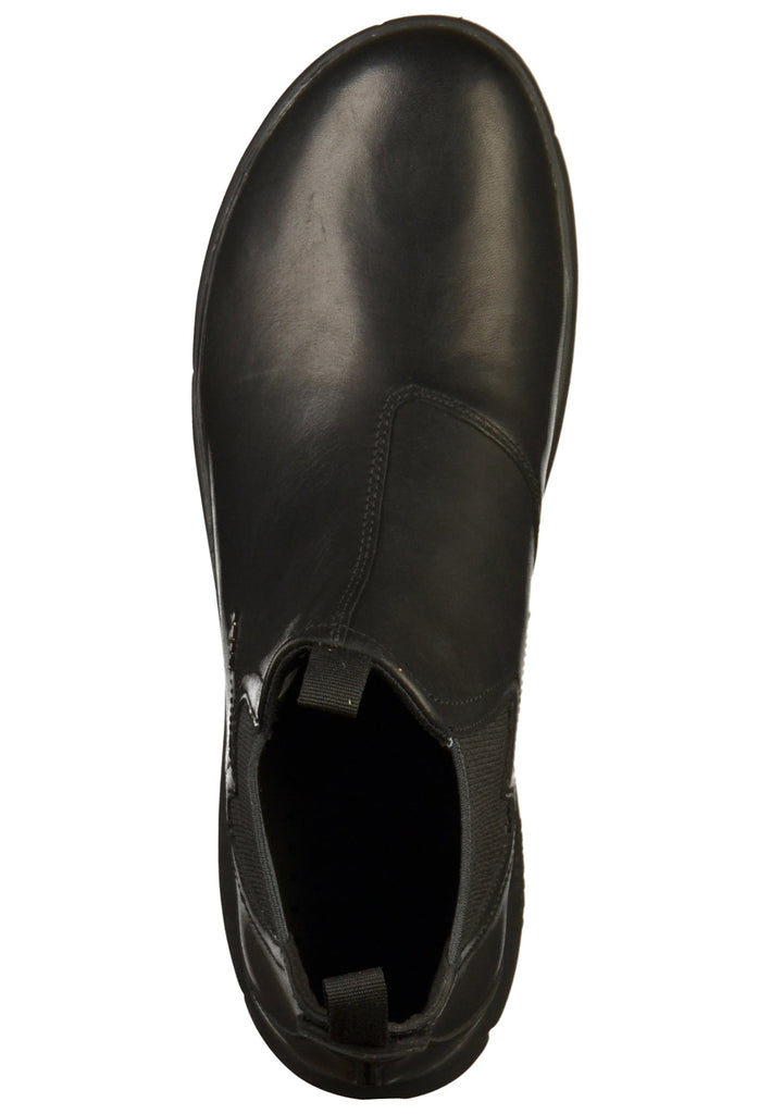 Geox Stiefelette Leder/Textil Schwarz - surf4shoes