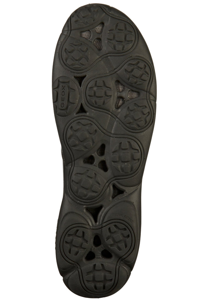 Geox Stiefelette Leder/Textil Schwarz - surf4shoes