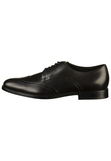 Geox Businessschuhe Leder Schwarz - surf4shoes
