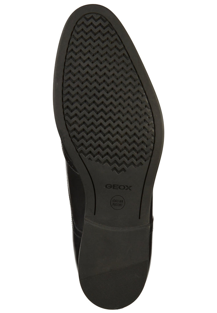 Geox Businessschuhe Leder Schwarz - surf4shoes
