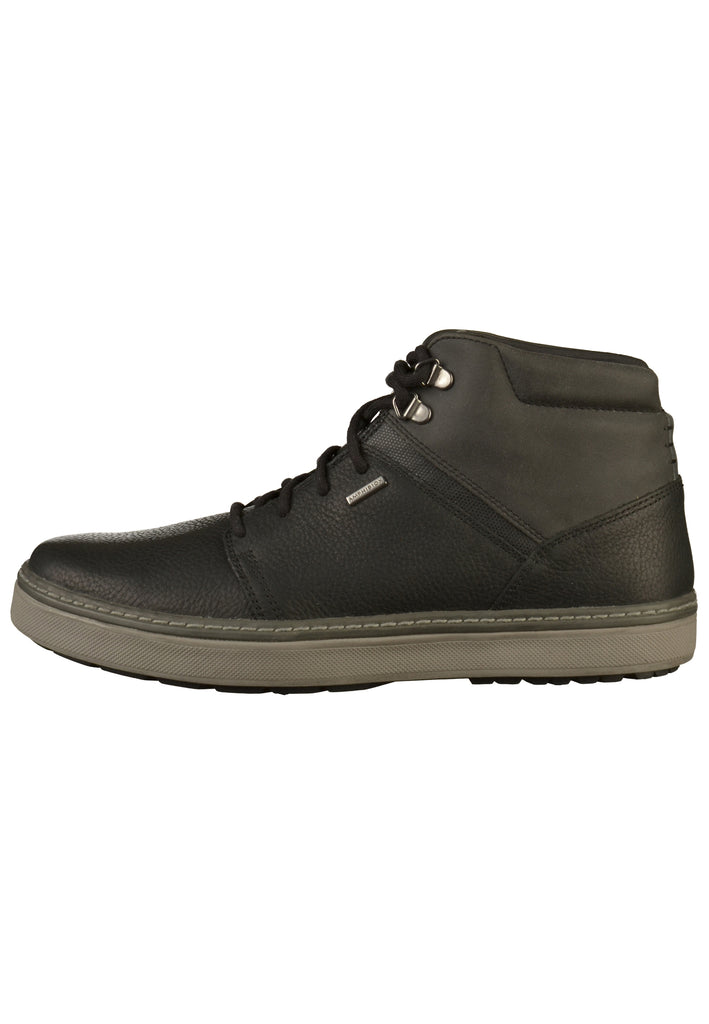 Geox Sneaker Lederimitat Schwarz - surf4shoes