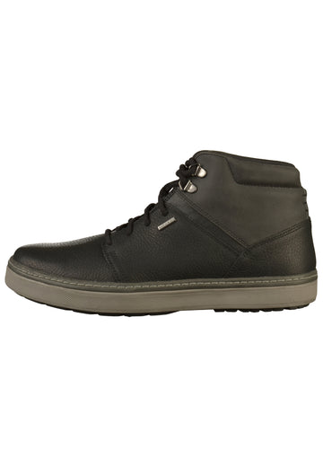 Geox Sneaker Lederimitat Schwarz - surf4shoes