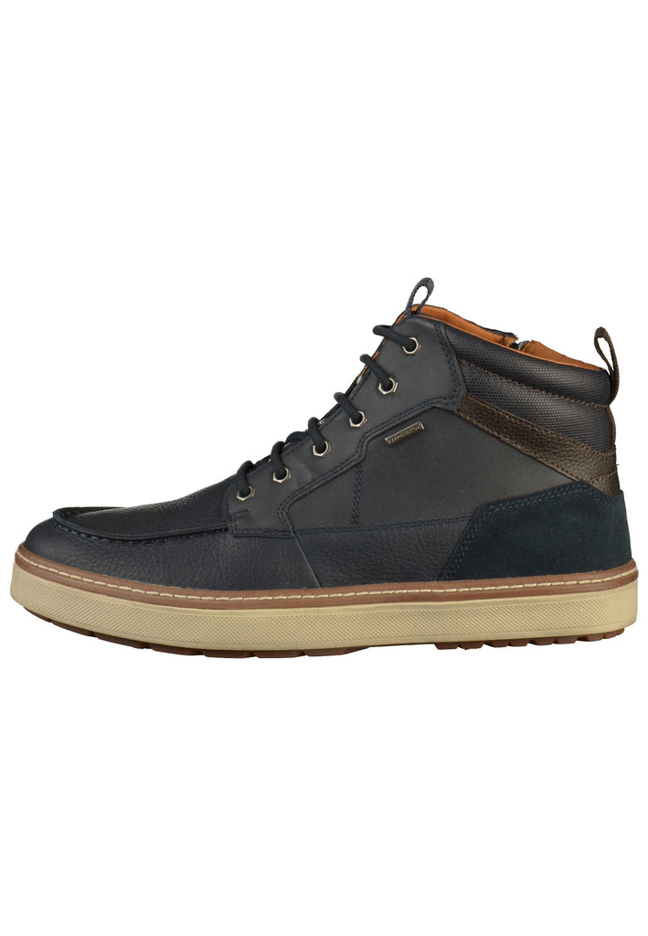 Geox Sneaker Leder/Textil Blau - surf4shoes