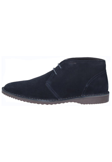 Geox Halbschuhe Veloursleder Navy - surf4shoes