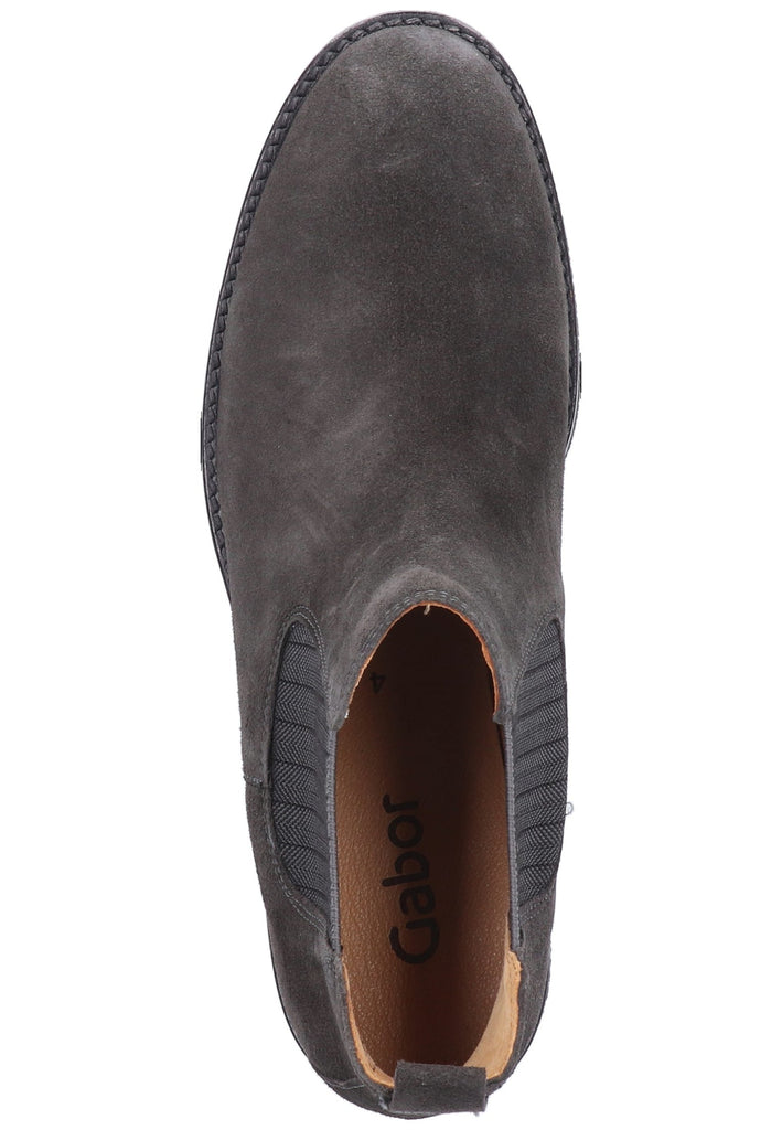 Gabor Stiefelette Veloursleder Braun - surf4shoes