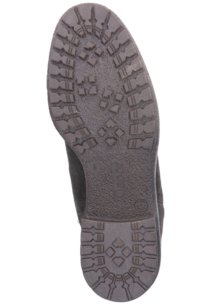 Gabor Stiefelette Veloursleder Braun - surf4shoes