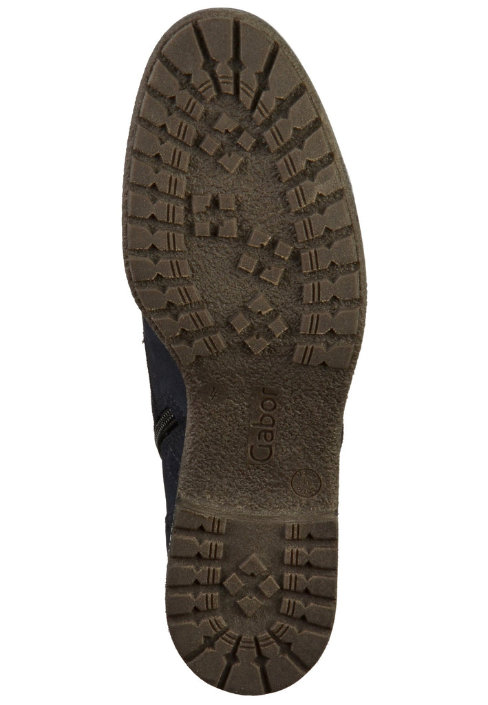 Gabor Stiefelette Veloursleder Ocean - surf4shoes