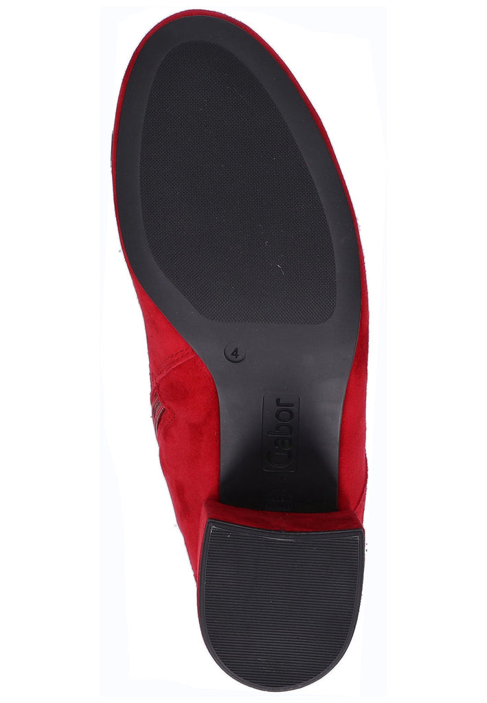 Gabor Stiefelette Leder Rot - surf4shoes