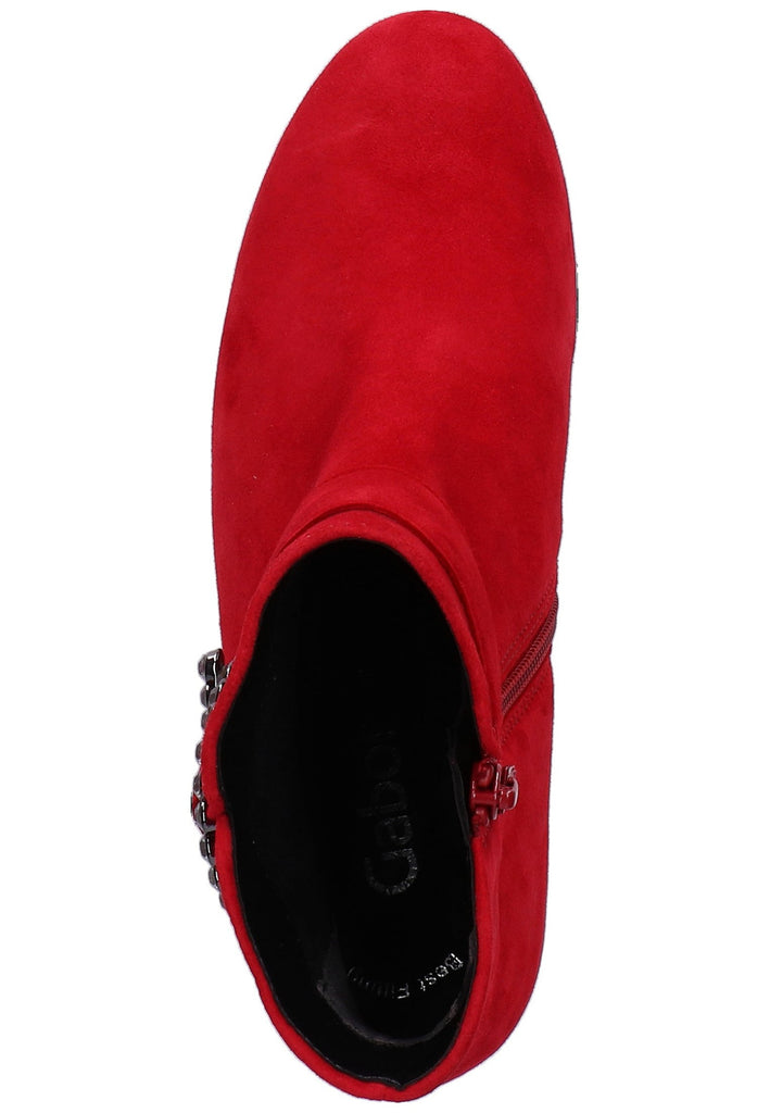 Gabor Stiefelette Leder Rot - surf4shoes