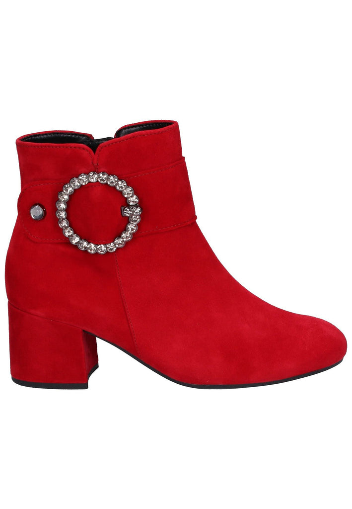 Gabor Stiefelette Leder Rot - surf4shoes