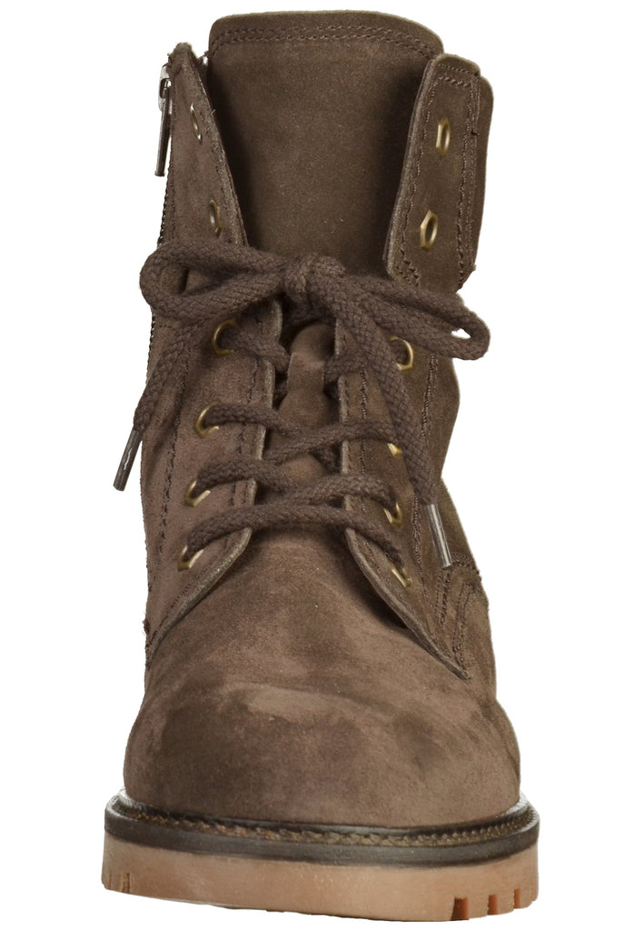 Gabor Stiefelette Veloursleder Dunkelbraun - surf4shoes