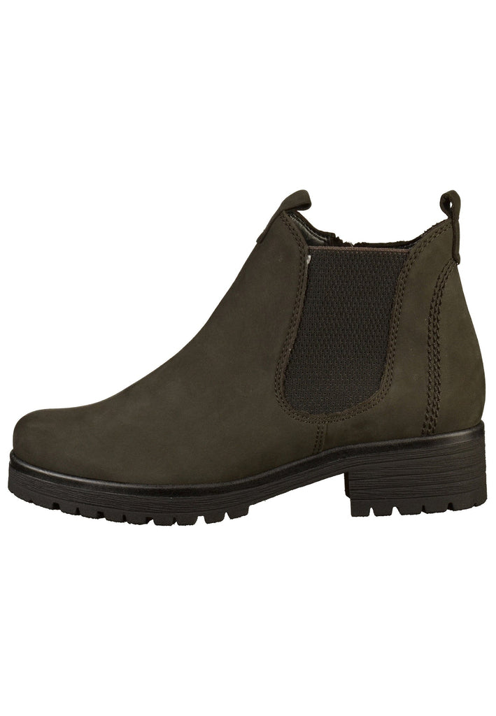 Gabor Stiefelette Veloursleder Grau - surf4shoes