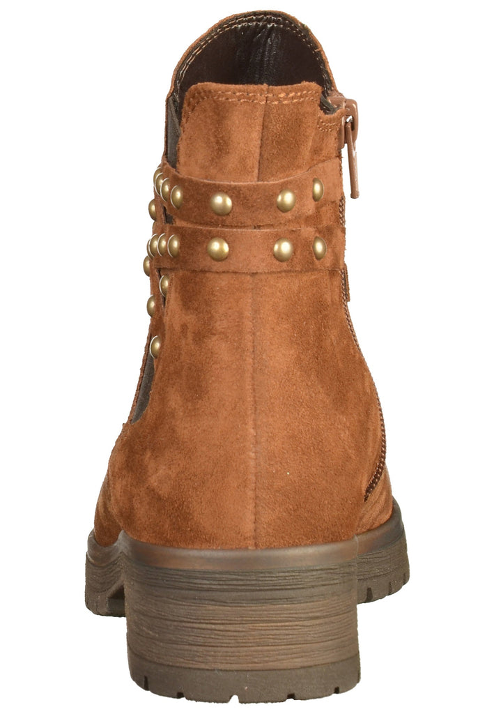 Gabor Stiefelette Veloursleder Braun - surf4shoes