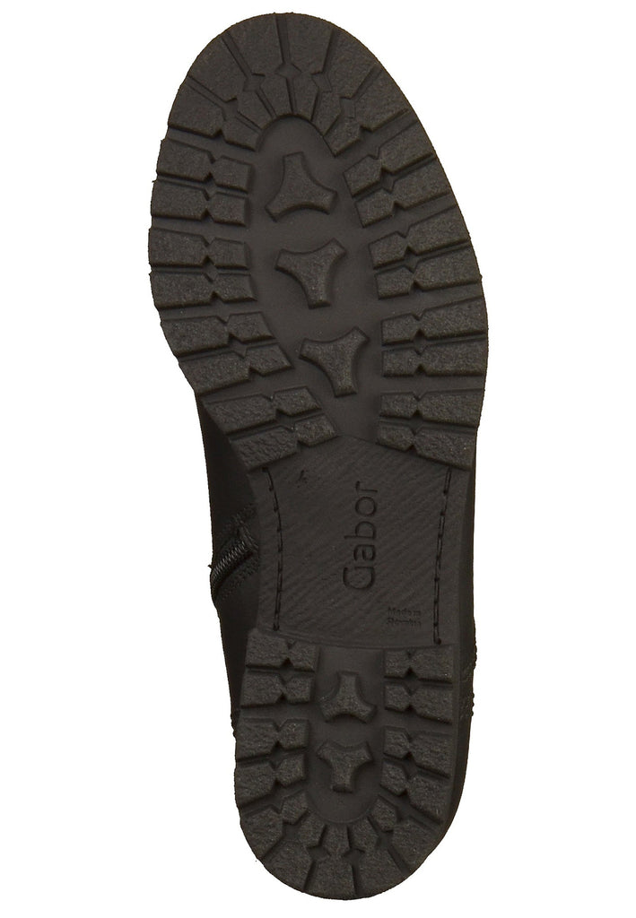 Gabor Stiefelette Leder Schwarz - surf4shoes