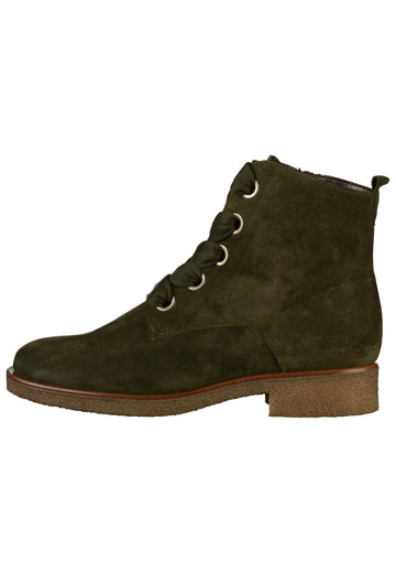 Gabor Stiefelette Veloursleder Braun - surf4shoes