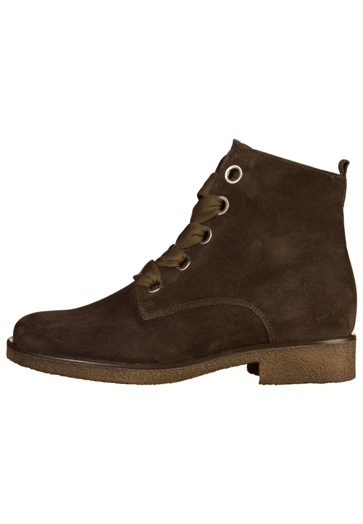 Gabor Stiefelette Veloursleder Braun - surf4shoes
