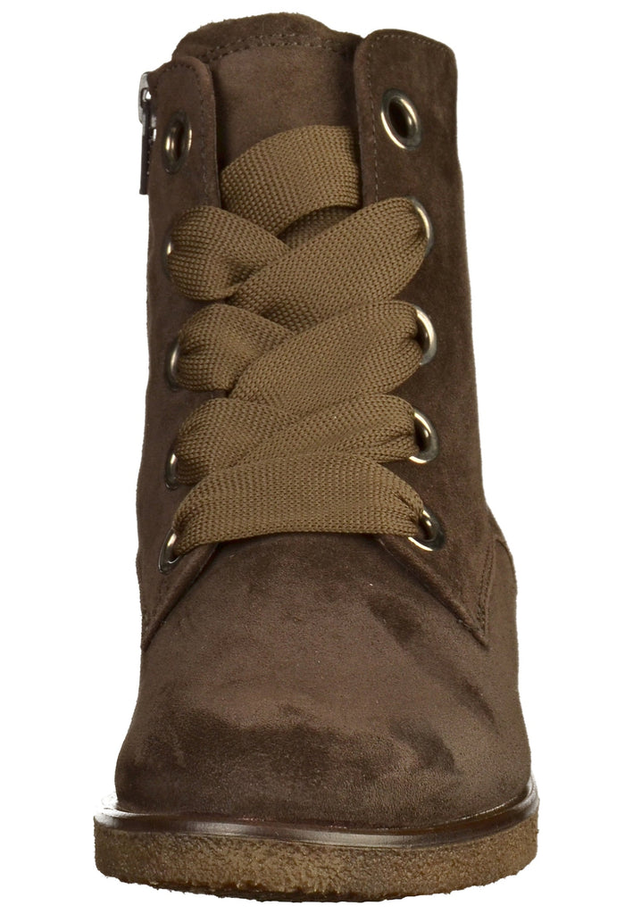 Gabor Stiefelette Veloursleder Braun - surf4shoes