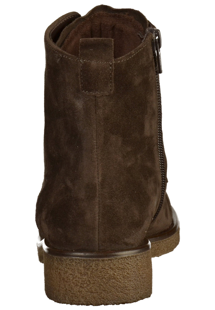 Gabor Stiefelette Veloursleder Braun - surf4shoes