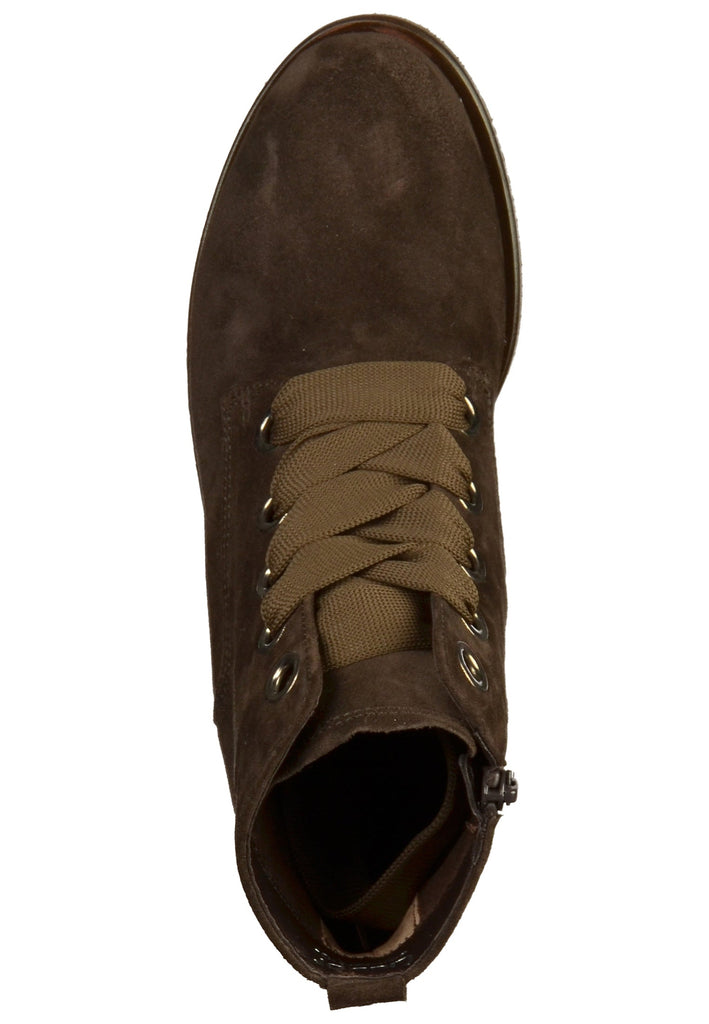 Gabor Stiefelette Veloursleder Braun - surf4shoes