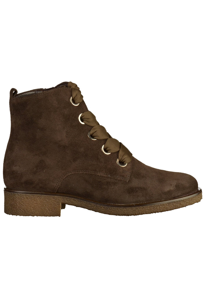 Gabor Stiefelette Veloursleder Braun - surf4shoes