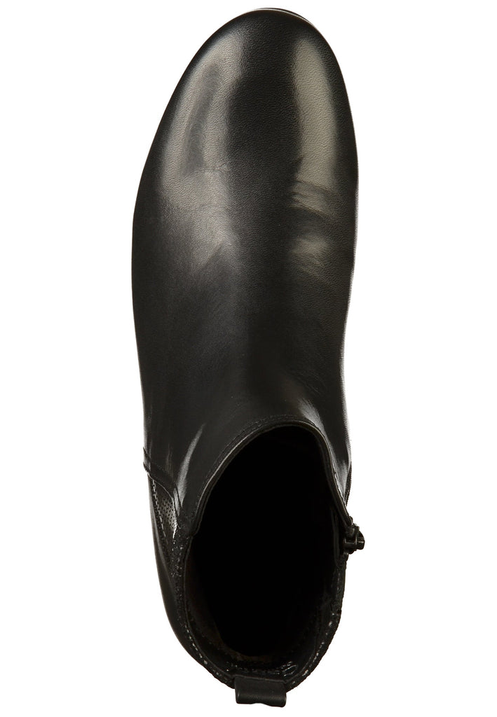 Gabor Stiefelette Leder Schwarz - surf4shoes