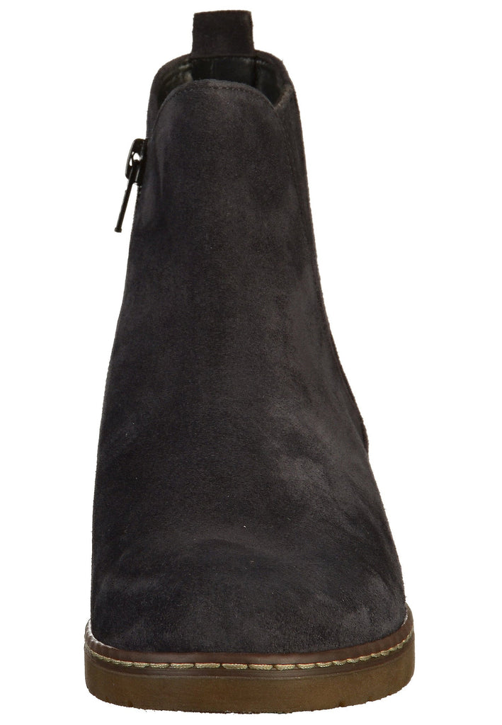 Gabor Stiefelette Veloursleder Blau - surf4shoes