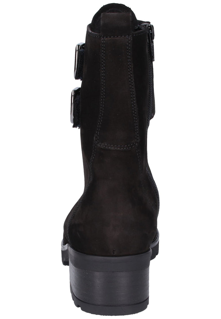 Gabor Stiefelette Leder Schwarz - surf4shoes