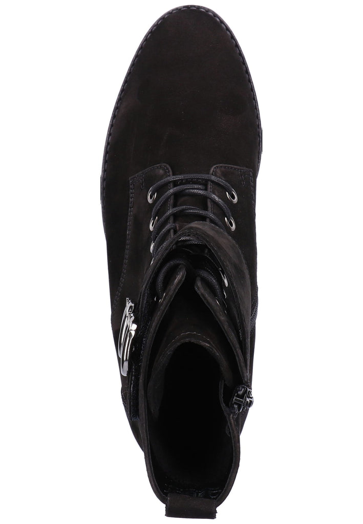 Gabor Stiefelette Leder Schwarz - surf4shoes