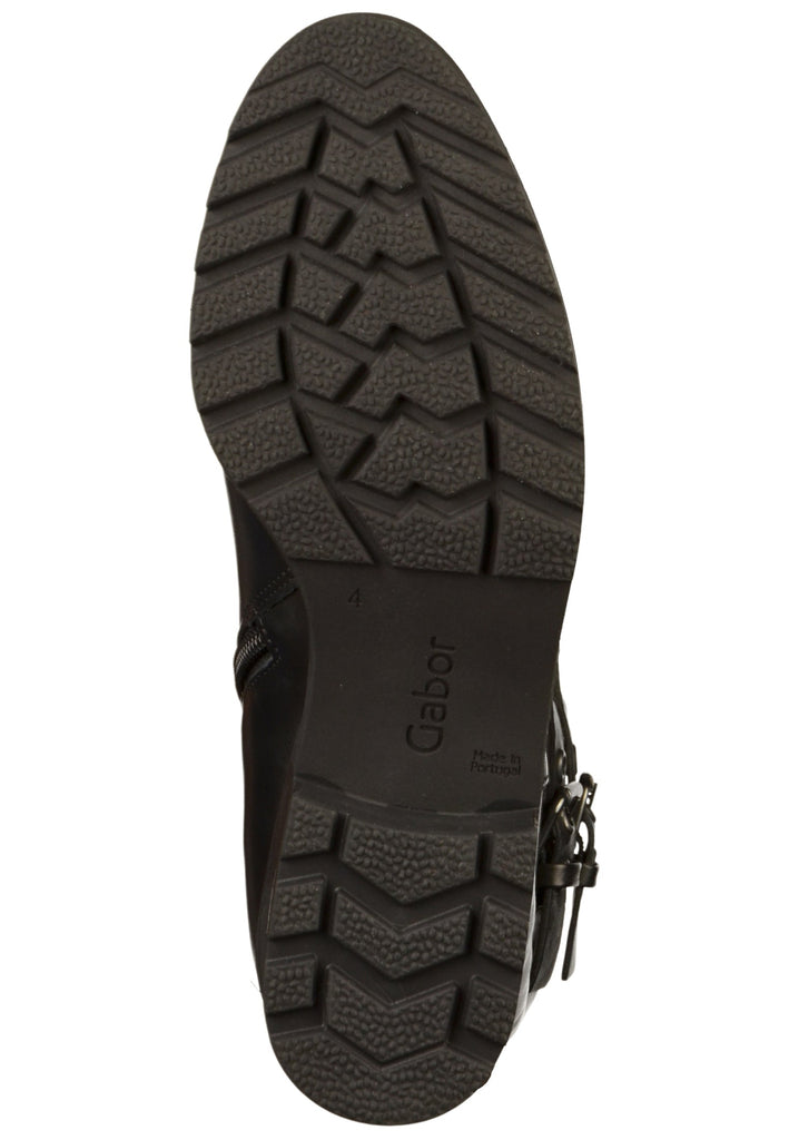 Gabor Stiefel Leder Schwarz - surf4shoes