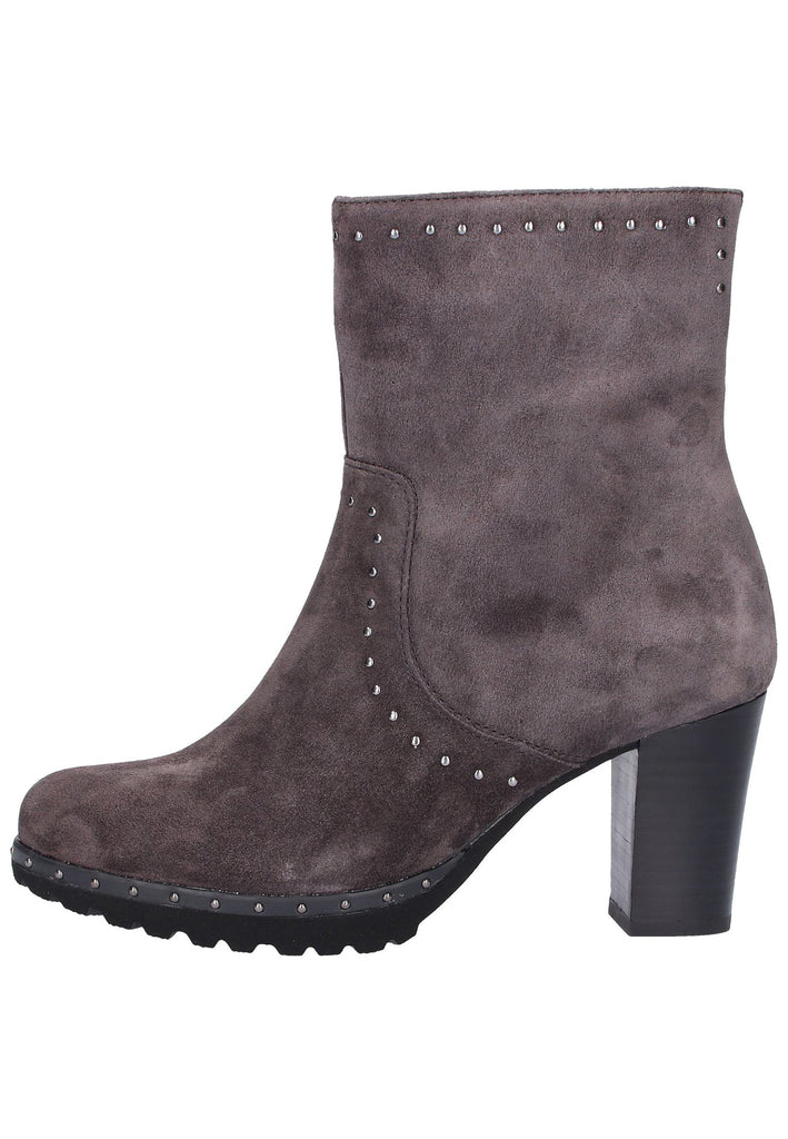 Gabor Stiefelette Veloursleder Dunkelgrau - surf4shoes