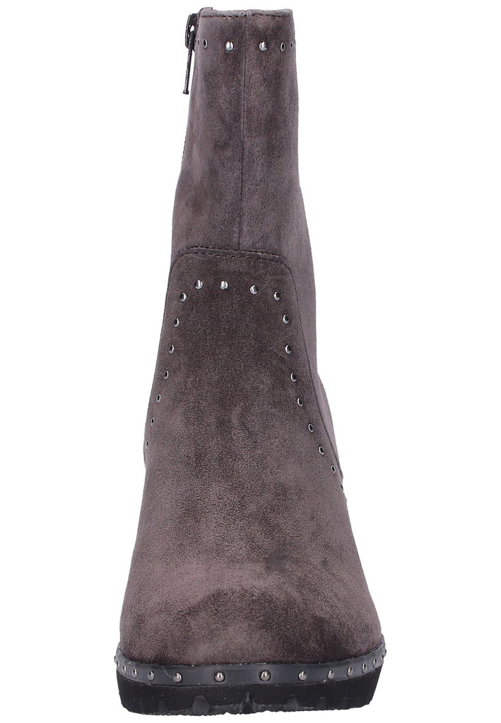 Gabor Stiefelette Veloursleder Dunkelgrau - surf4shoes