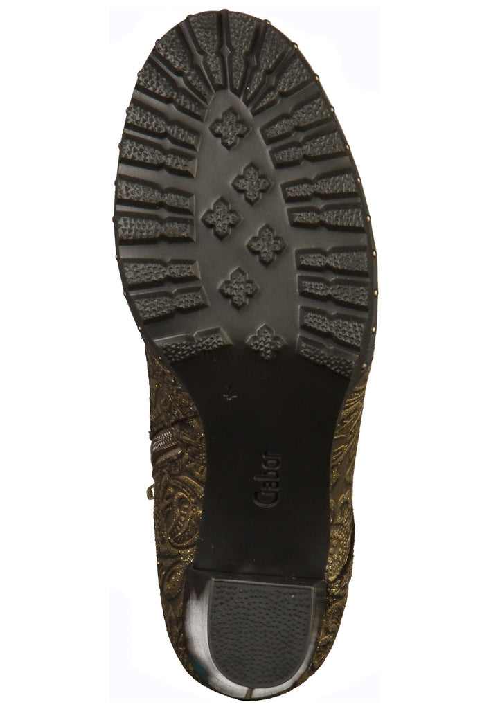 Gabor Stiefelette Leder Oliv - surf4shoes