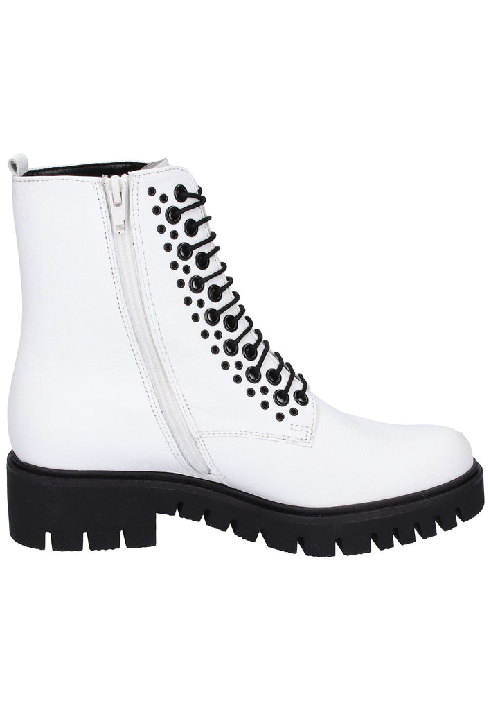 Gabor Stiefelette Textil Weiß - surf4shoes