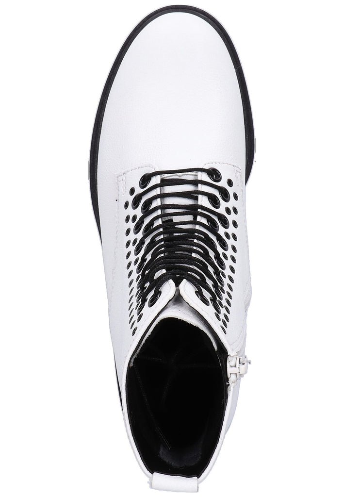 Gabor Stiefelette Textil Weiß - surf4shoes