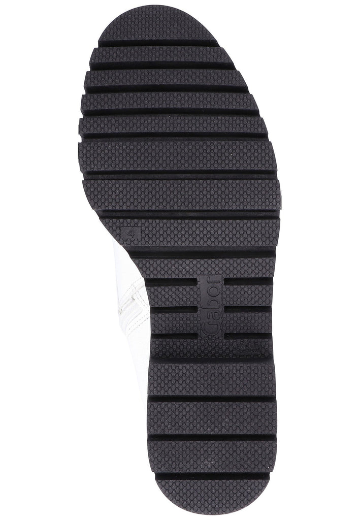 Gabor Stiefelette Textil Weiß - surf4shoes