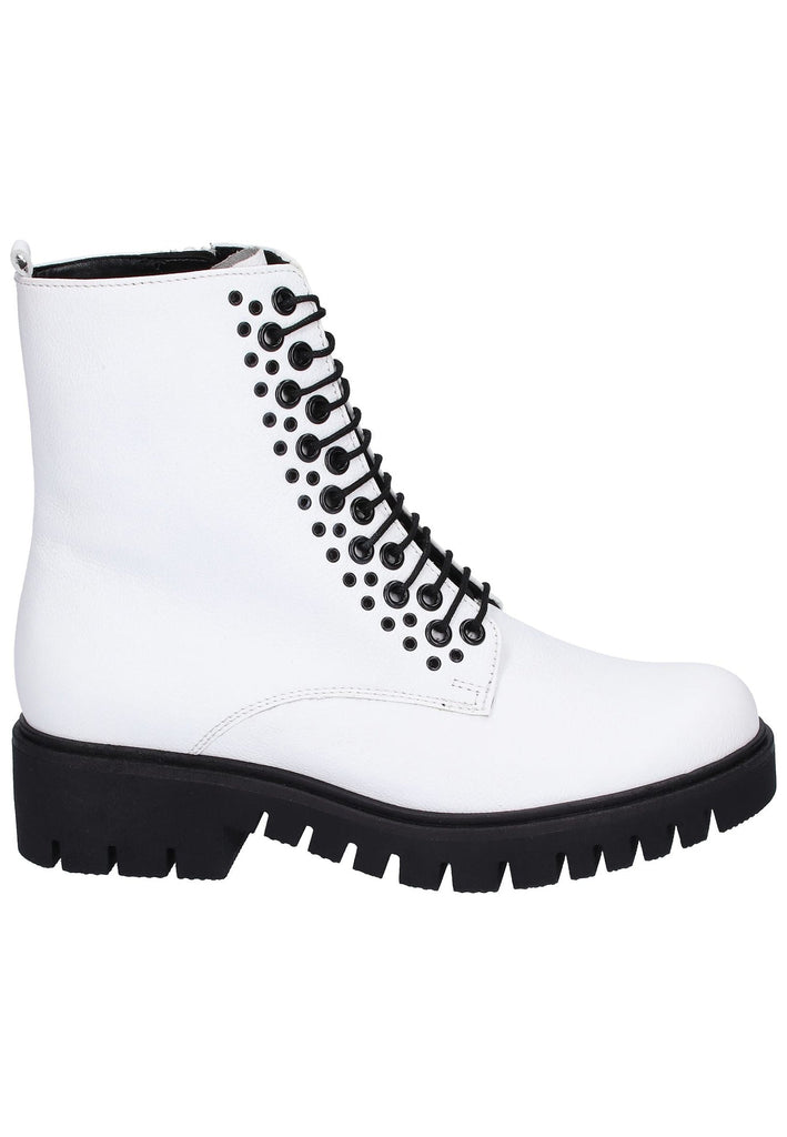 Gabor Stiefelette Textil Weiß - surf4shoes