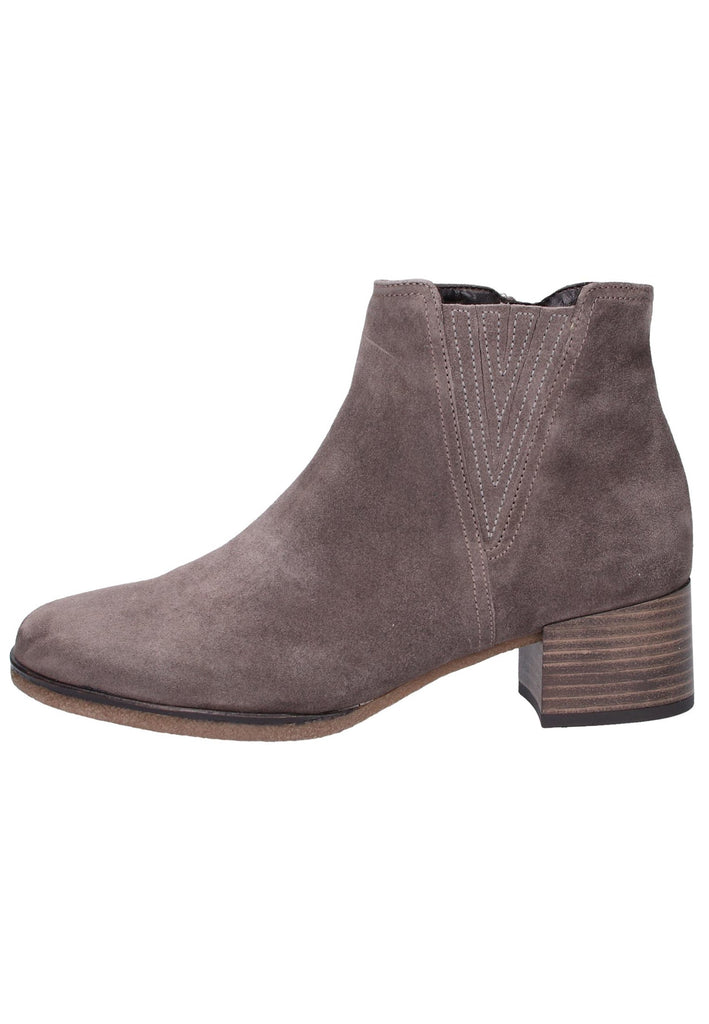 Gabor Stiefelette Veloursleder Braun - surf4shoes