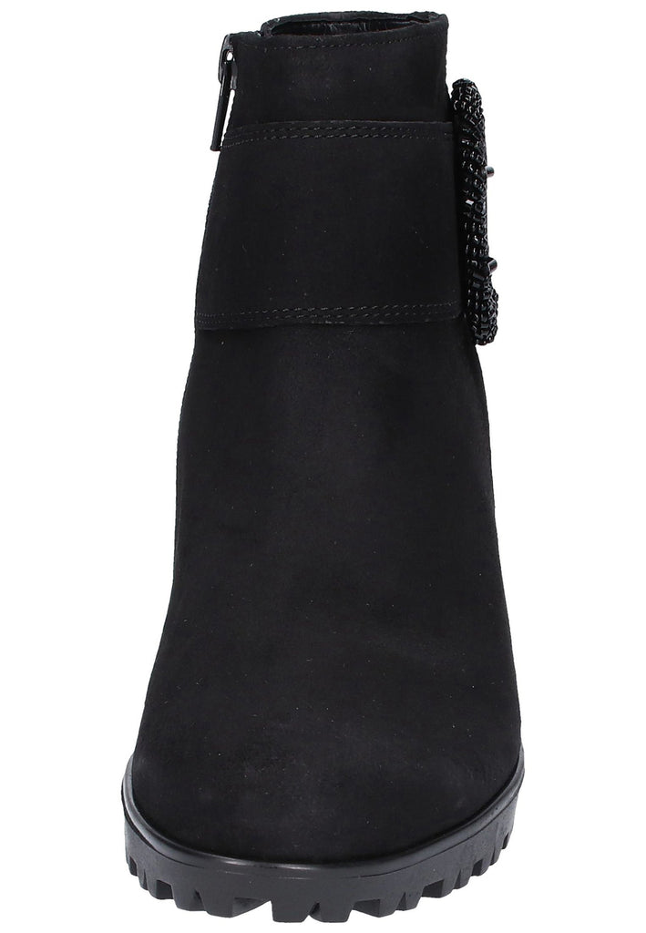 Gabor Stiefelette Leder Schwarz - surf4shoes