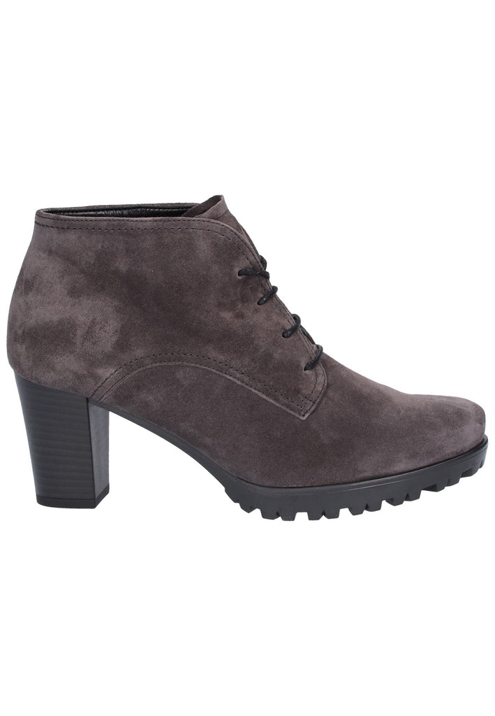 Gabor Stiefelette Veloursleder Dunkelgrau - surf4shoes