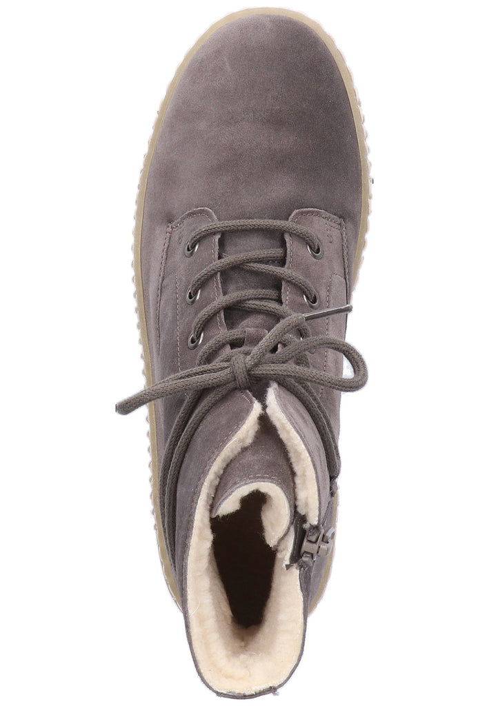 Gabor Stiefelette Veloursleder Oliv - surf4shoes