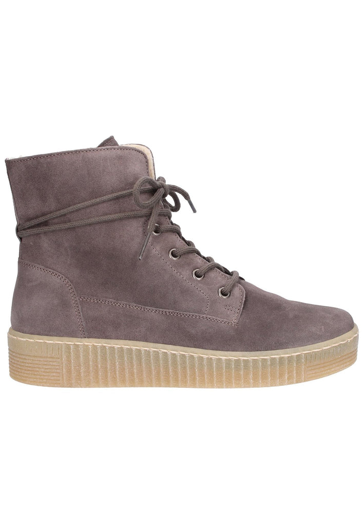 Gabor Stiefelette Veloursleder Oliv - surf4shoes